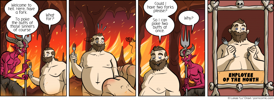 Piece of Me. A webcomic about hell and great employees.