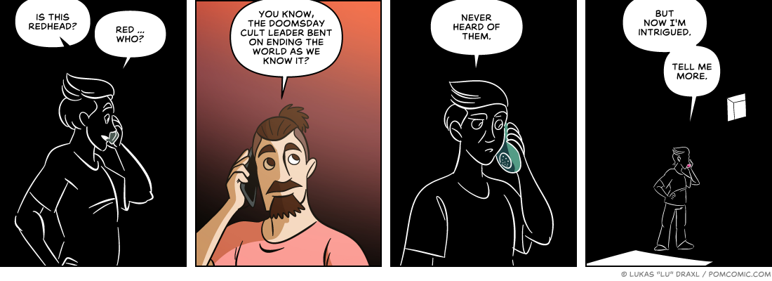 Piece of Me. A webcomic about wrong numbers and intriguing stories.