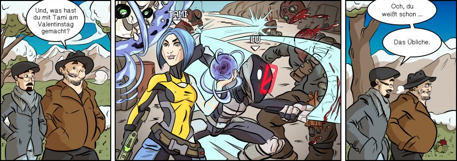 Piece of Me. A webcomic about a gamers Valentines Day in Borderlands 2.