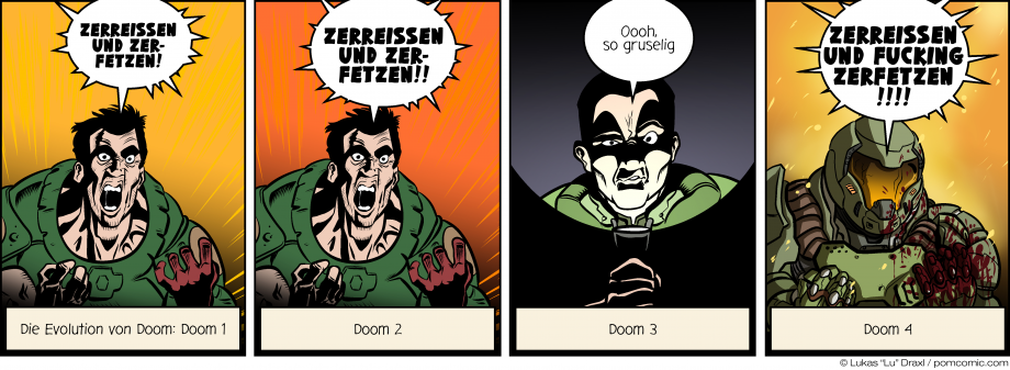 Piece of Me. A webcomic about the grandiose Evolution of the Doom game series.