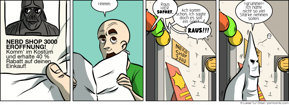 Piece of Me. A webcomic about shop openings and costume related misunderstandings.