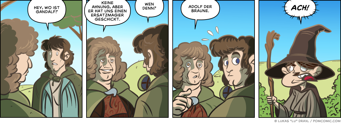 Piece of Me. A webcomic about Middle Earth's replacement sorcerers.