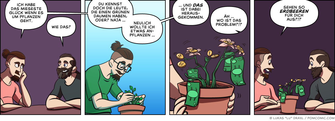 Piece of Me. A webcomic about plants and failure.