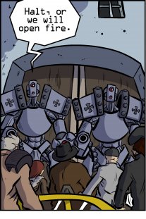 Piece of Me. A webcomic about robot sentries and lame CinemaSins.