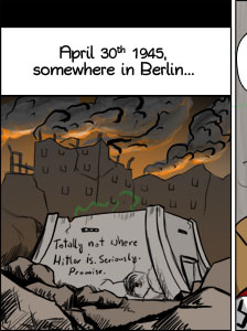 Piece of Me - A webcomic about the true cause of Hitler's death.