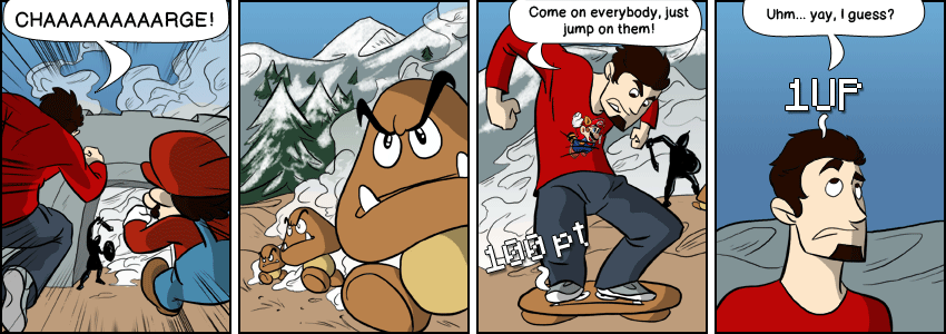 Piece of Me. A webcomic about epic battles and extra lives.