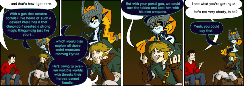 Piece of Me. A webcomic about mute heroes and wicked plans.