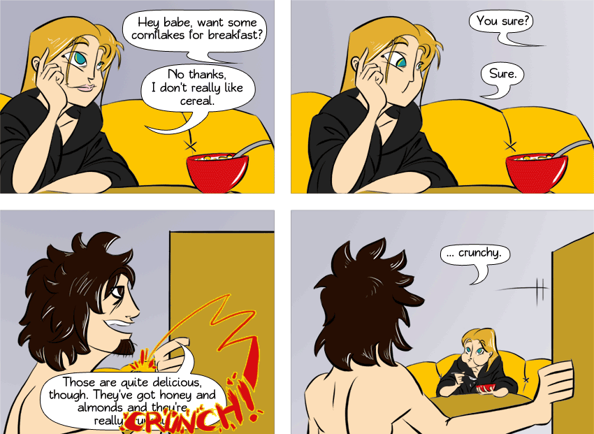 Piece of Me - A webcomic about crunchy cereal.
