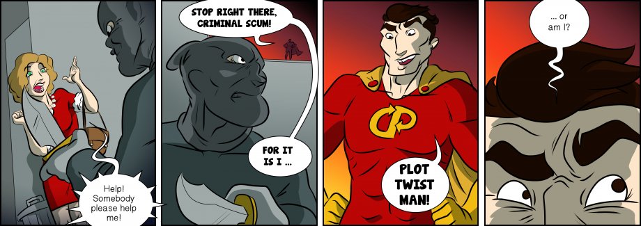 Piece of Me. A webcomic about the hero we deserve, but not the one we need.