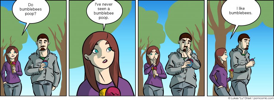 Piece of Me. A webcomic about bumblebees and poop.