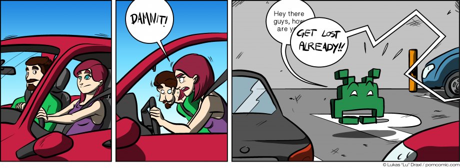 Piece of Me. A webcomic about annoying ... things taking up parking space.