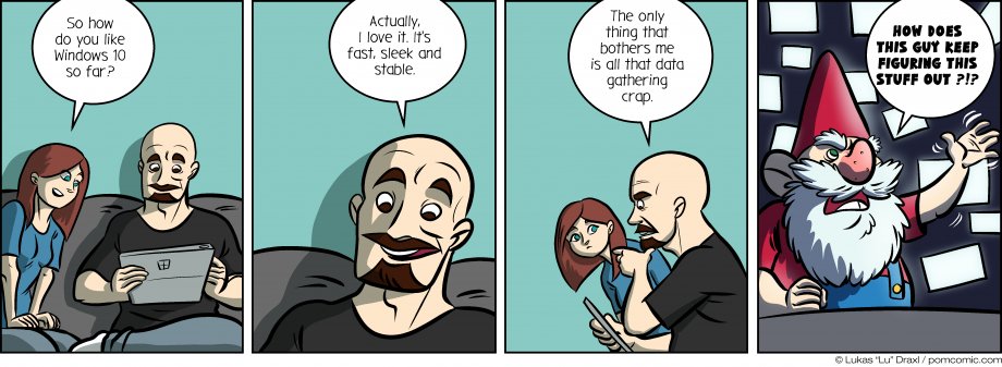 Piece of Me. A webcomic about a new windows version and Microsoft's little helpers.