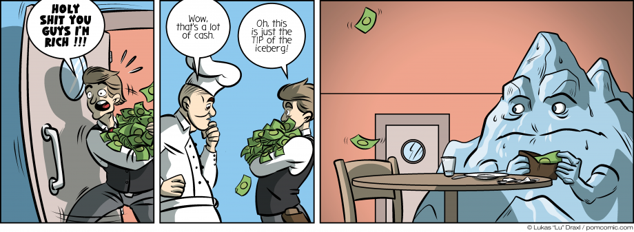 Piece of Me. A webcomic about tips of icebergs.