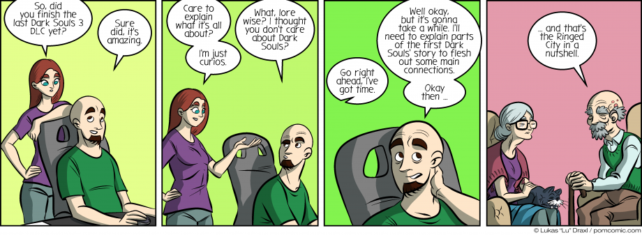 Piece of Me. A webcomic about the last Dark Souls 3 DLC and its convoluted lore.