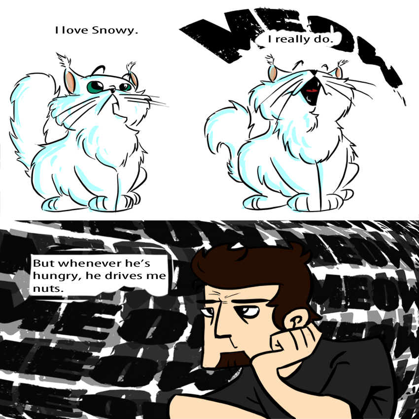 Piece of Me - A webcomic about a cute, yet annoying cat.