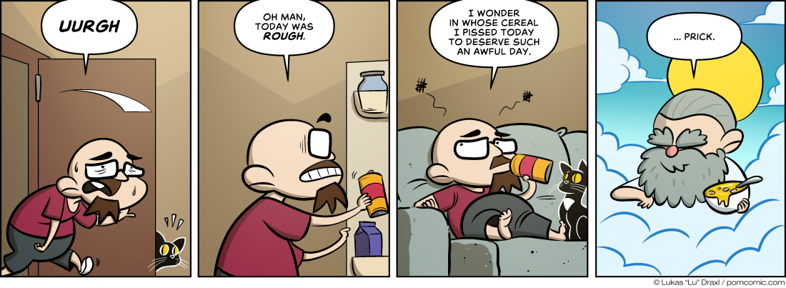 Piece of Me. A comic about terrible days and even worse cereal.