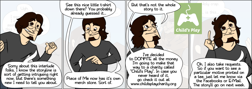 Piece of Me - A webcomic about an awesome charity. For more info, visit www.childsplaycharity.org
