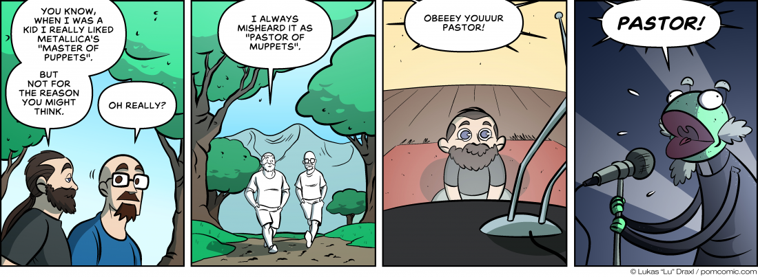 Piece of Me. A webcomic about misheard lyrics in Metallica songs.