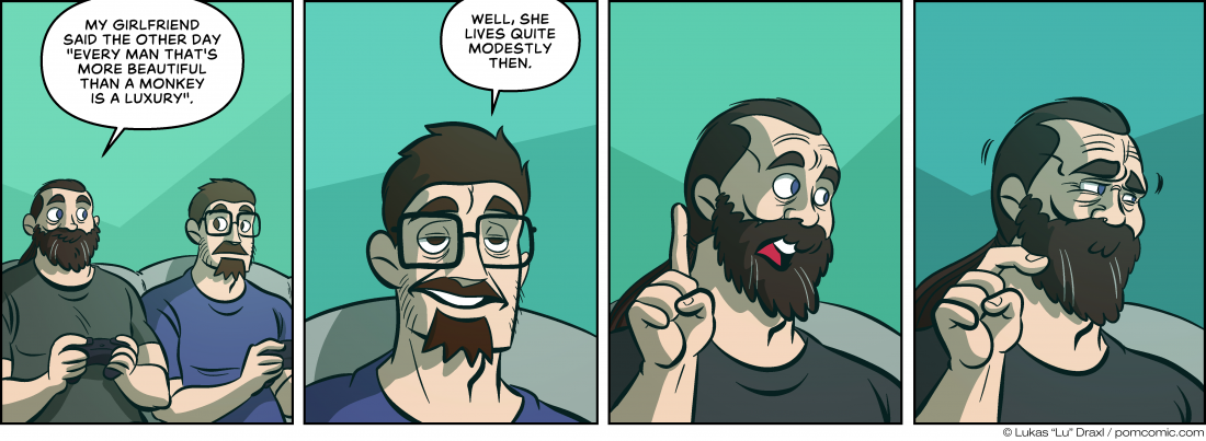 Piece of Me. A webcomic about beautiful monkeys and luxury.