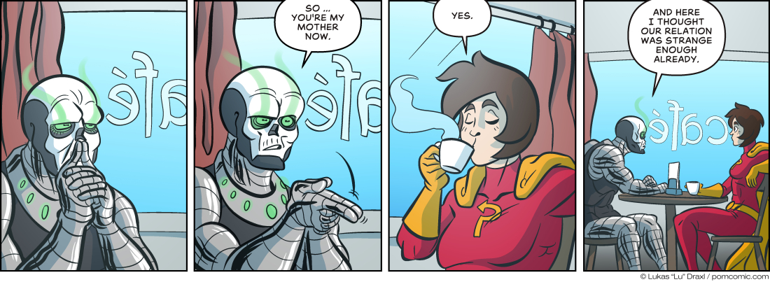 Piece of Me. A webcomic about strange relations that got even weirder.
