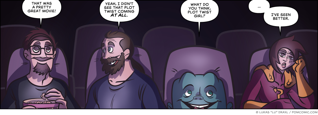 Piece of Me. A webcomic about great movies and mediocre plot twists.