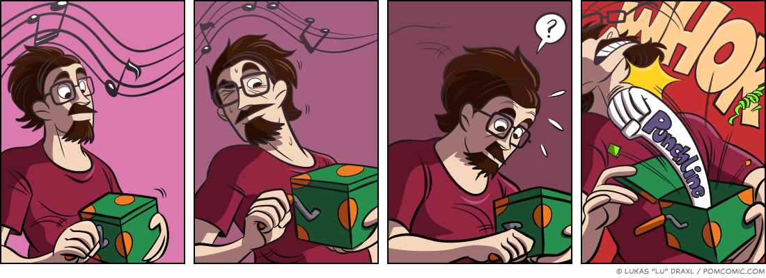 Piece of Me. A webcomic about punchlines.