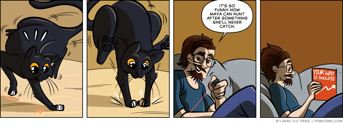 Piece of Me. A webcomic about chasing uncatchable things.