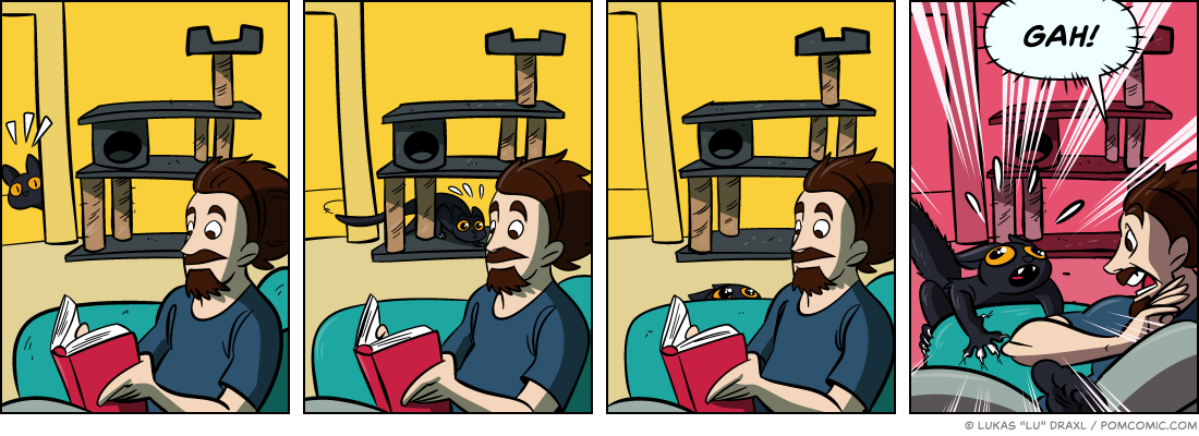 Piece of Me. A webcomic about sneaky cats doing sneaky attacks.