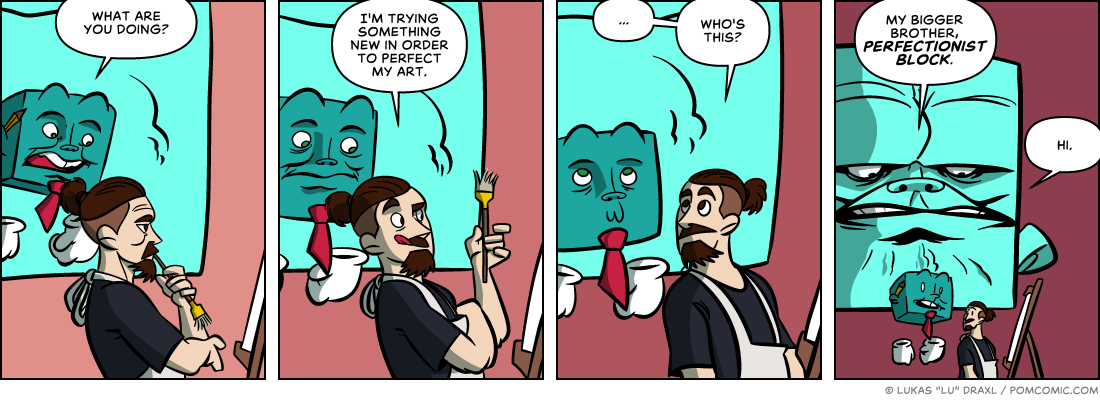 Piece of Me. A webcomic about perfectionism and its downfalls.
