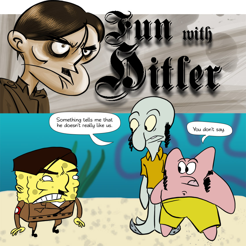 Piece of Me. A webcomic about underwater Hitler and his pals.