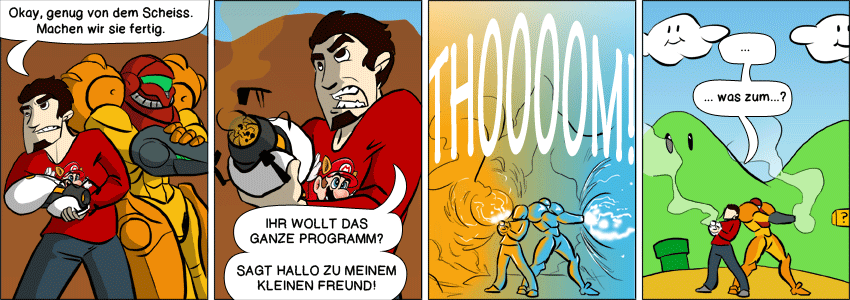 Piece of Me. A webcomic about awesome movie quotes and malfunctioning portal guns.
