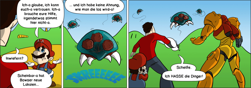 Piece of Me. A webcomic about dangerous new enemies.