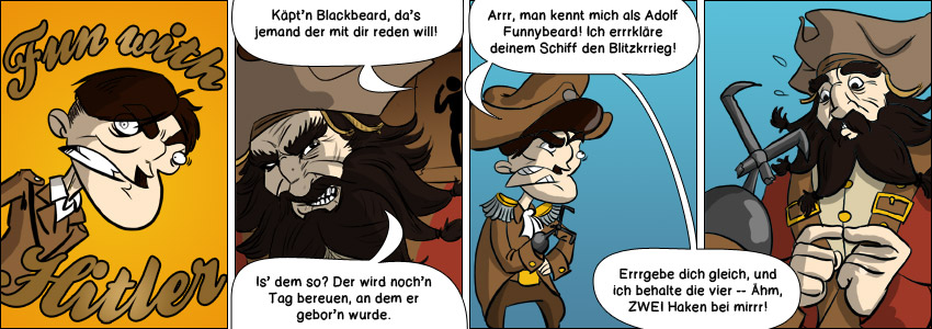 Piece of Me. A webcomic about scary pirates and Blackbeard.