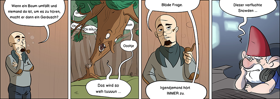 Piece of Me. A webcomic about philosophical questions and nosy gnomes.