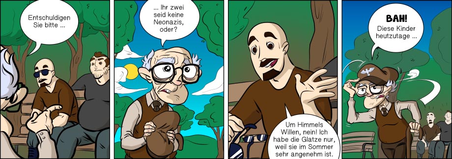 Piece of Me. A webcomic about old people and old ideals.