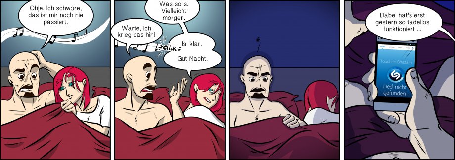 Piece of Me. A webcomic about performance issues in bed.