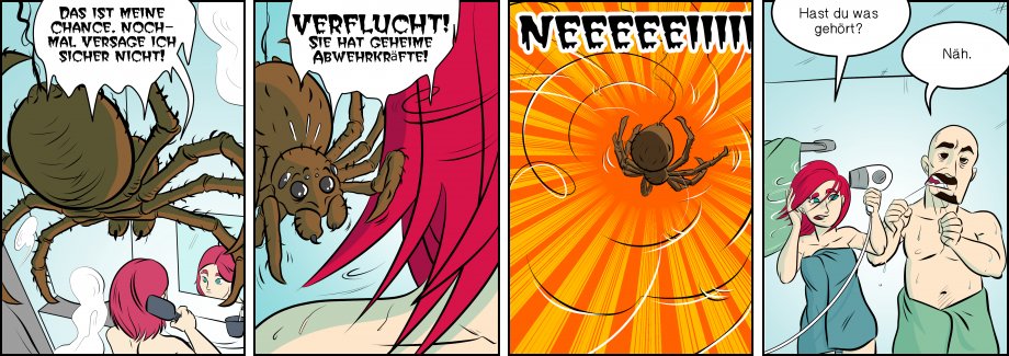 Piece of Me. A webcomic about revengeful spiders and plans turned sour.