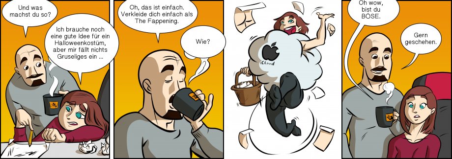 Piece of Me. A webcomic about creative Halloween costumes and The Fappening.