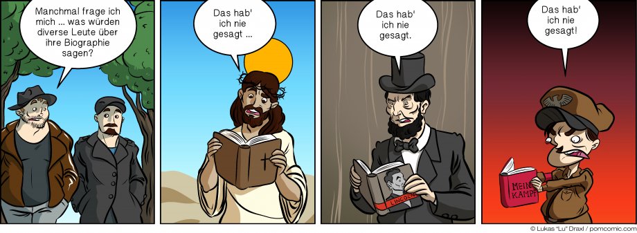 Piece of Me. A webcomic about (auto)biographies and inaccuracies.