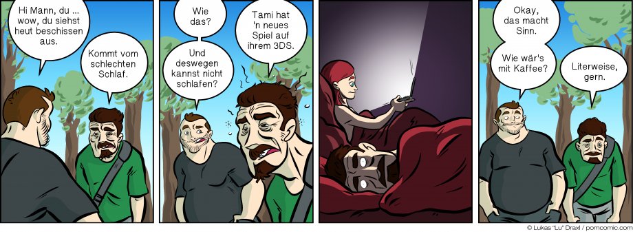 Piece of Me. A webcomic about bright screens at night.