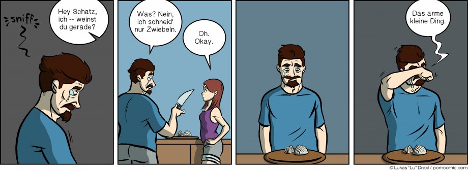 Piece of Me. A webcomic about cutting onions and too much empathy.