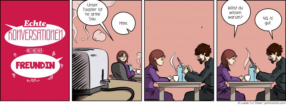Piece of Me. A webcomic about kitchen appliances and poor souls.