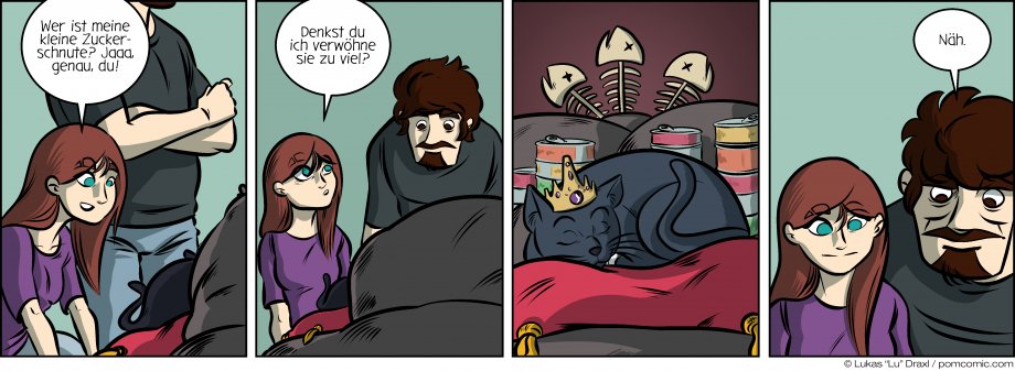 Piece of Me. A webcomic about spoiled cats and unfounded worries.
