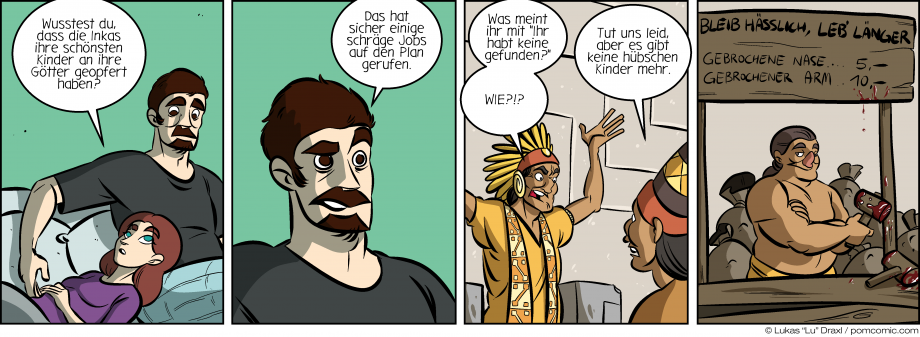 Piece of Me. A webcomic about Inca culture and lack of sacrificial children.