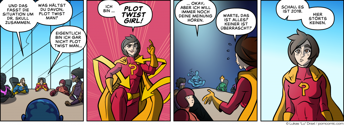 Piece of Me. A webcomic about plot twisting super heroines.