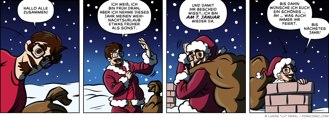 Piece of Me. A webcomic about a much needed christmas break. See ya next year!