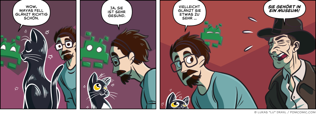 Piece of Me. A webcomic about shiny fur and archeologists.