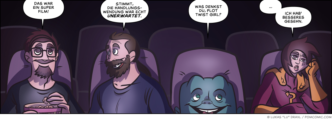 Piece of Me. A webcomic about great movies and mediocre plot twists.