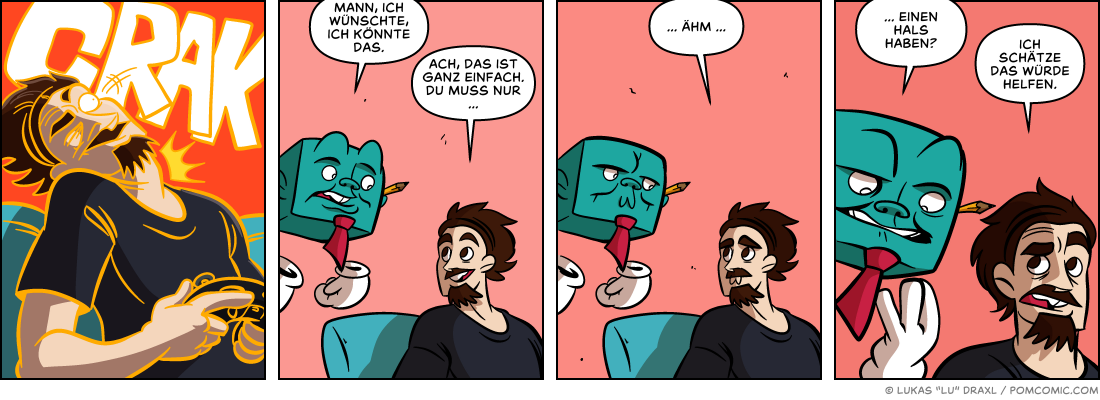 Piece of Me. A webcomic about cracking necks and a lack thereof.