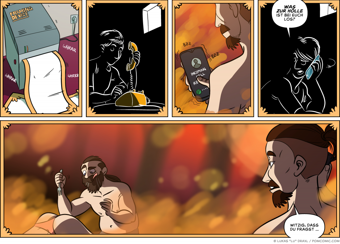Piece of Me. A webcomic about weird calls the beginning of the end.